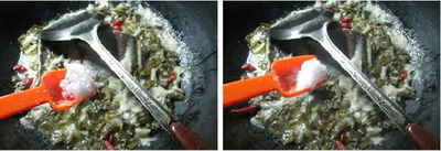 腌白菜煮鳗鱼的做法步骤7