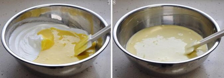 黄桃奶油蛋糕卷的做法步骤7-8