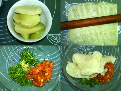 香烤土豆丸子的做法步骤1