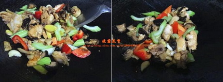 杂蔬炒土鸡的做法步骤