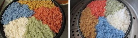 五色花米饭的做法步骤5-6