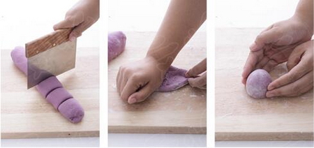紫薯馒头的做法步骤5-6