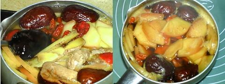 姜枣山楂苹果汤的做法步骤4