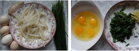鸡蛋韭香炒银鱼的做法步骤1-2