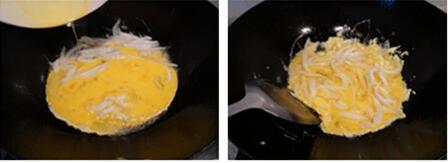 鸡蛋韭香炒银鱼的做法步骤5-6