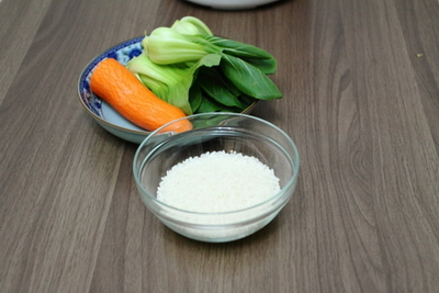 大米蔬菜粥的材料