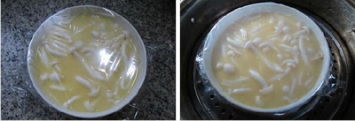 白玉菇鸡蛋羹的做法步骤5