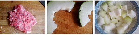 剁椒肉末冬瓜的做法步骤1