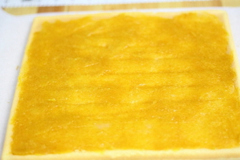 金桔果酱蛋糕卷的做法步骤10