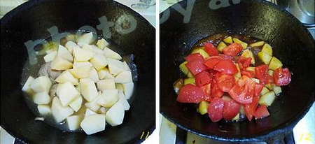 西红柿土豆烧牛腩的做法步骤11-12
