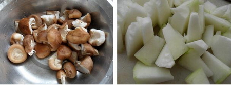 快手菜蚝油香菇冬瓜的做法步骤1