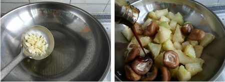 快手菜蚝油香菇冬瓜的做法步骤3