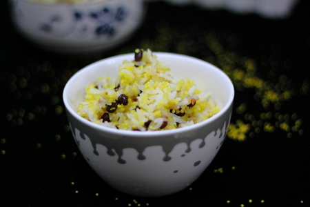 红豆黄金米饭的做法