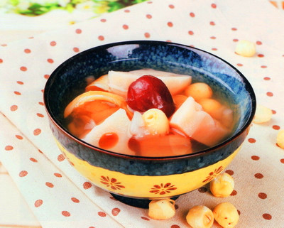 莲藕雪蛤汤的做法