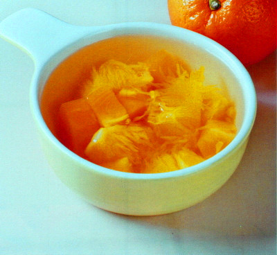 木瓜甜橙汤的做法