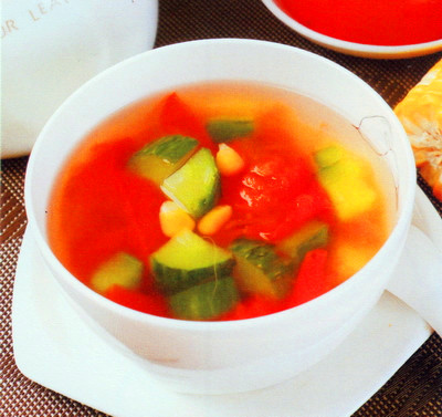 西红柿蔬菜汤的做法