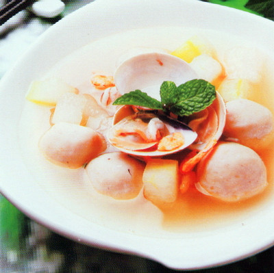 什锦海鲜冬瓜汤的做法