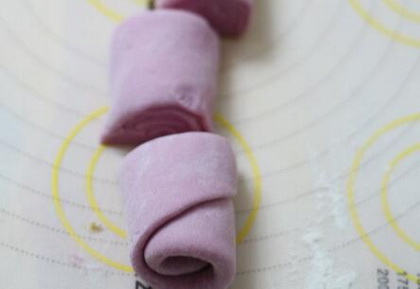 紫薯花卷的做法步骤