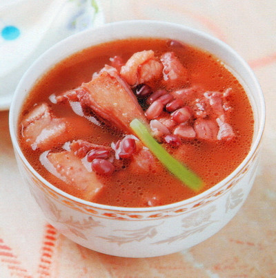 红豆鸭汤的做法