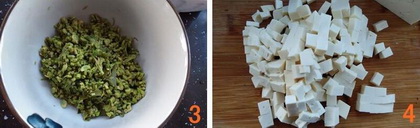 香椿拌豆腐的做法步骤3-4