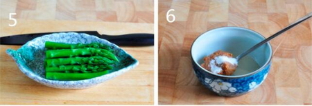 味增淋芦笋的做法步骤5-6