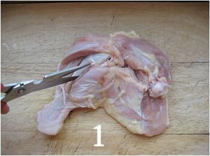 黄焖栗子鸡的做法步骤1