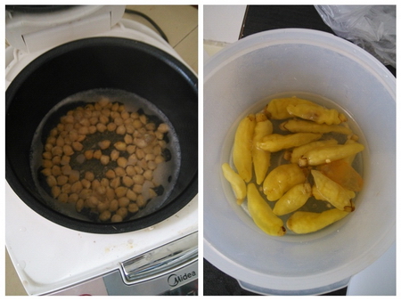 泡椒鹰嘴豆的做法步骤3-4