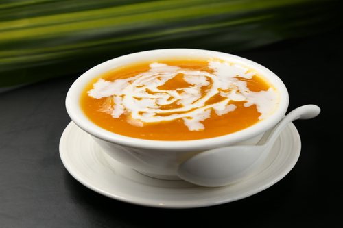 南瓜蒜茸汤的做法