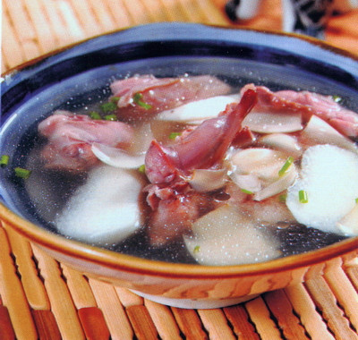 (1)山药百合兔肉汤的做法步骤