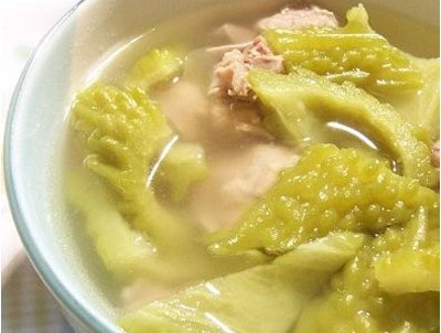 (1)苦瓜荠菜瘦肉汤的做法步骤