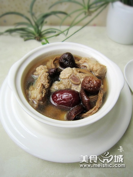 茶树菇排骨汤的做法步骤
