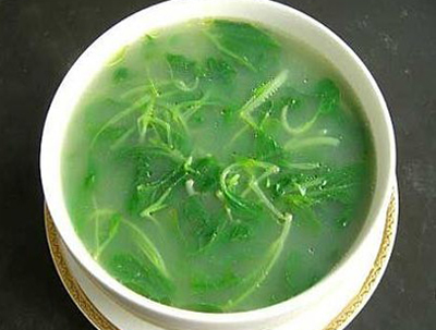 碧绿菠菜汤的做法步骤