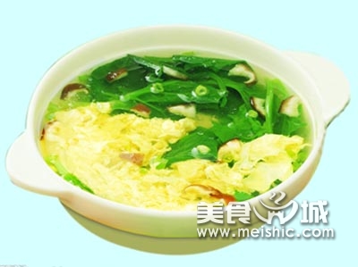 (2)菠菜蛋汤的做法步骤