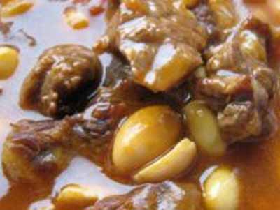 沙锅黄豆炖牛肉的做法步骤